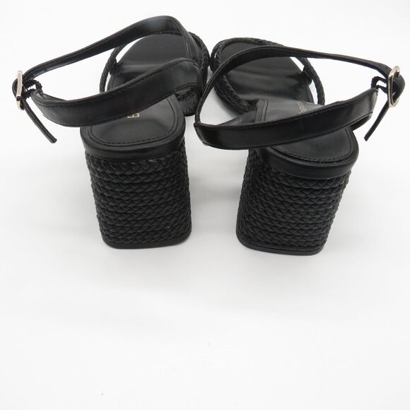 BCBGeneration Black Strappy Block Heel Sandals Size 9.5 NEW - Picture 7 of 7